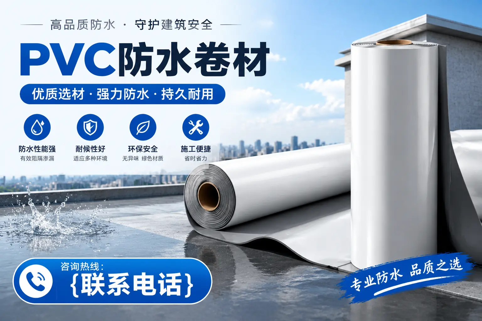 PVC防水卷材的选购技巧与注意事项，助您在丽水找到合适产品